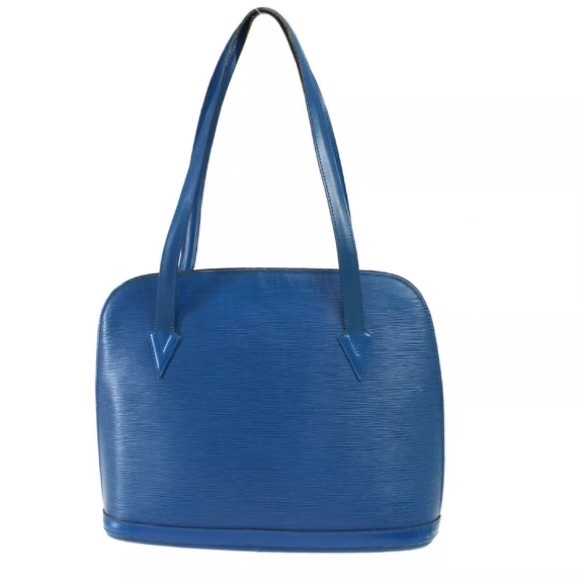 Louis Vuitton Epi Rusac Leather Shoulder Bag Blue - Picture 2 of 6